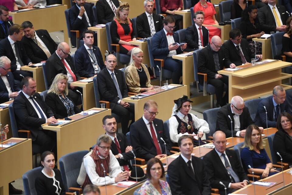 Sverige har EU:s mest jämställda parlament och ligger även i topp när det gäller jämställdheten bland ministrar. Arkivbild.