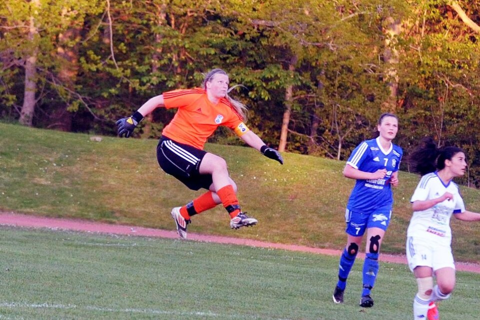 Jennifer Nilsson gjorde en starkt match mot Karlskrona.