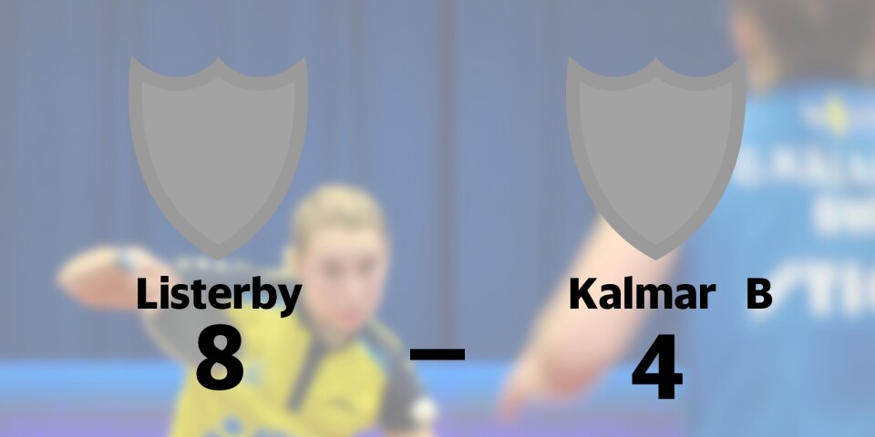 Listerby vann lätt hemma mot Kalmar B