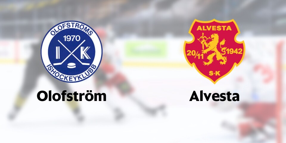 Olofström mot Alvesta i HBM Arena i sista omgången