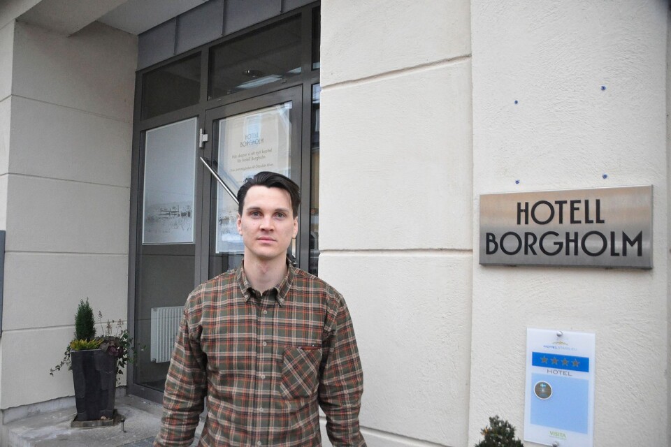 Christofer Johansson har stora planer för Hotell Borgholm som vill bli mer publikt och vara med att utveckla Öland som destination.