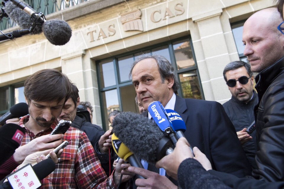 Michel Platini. Foto: TT