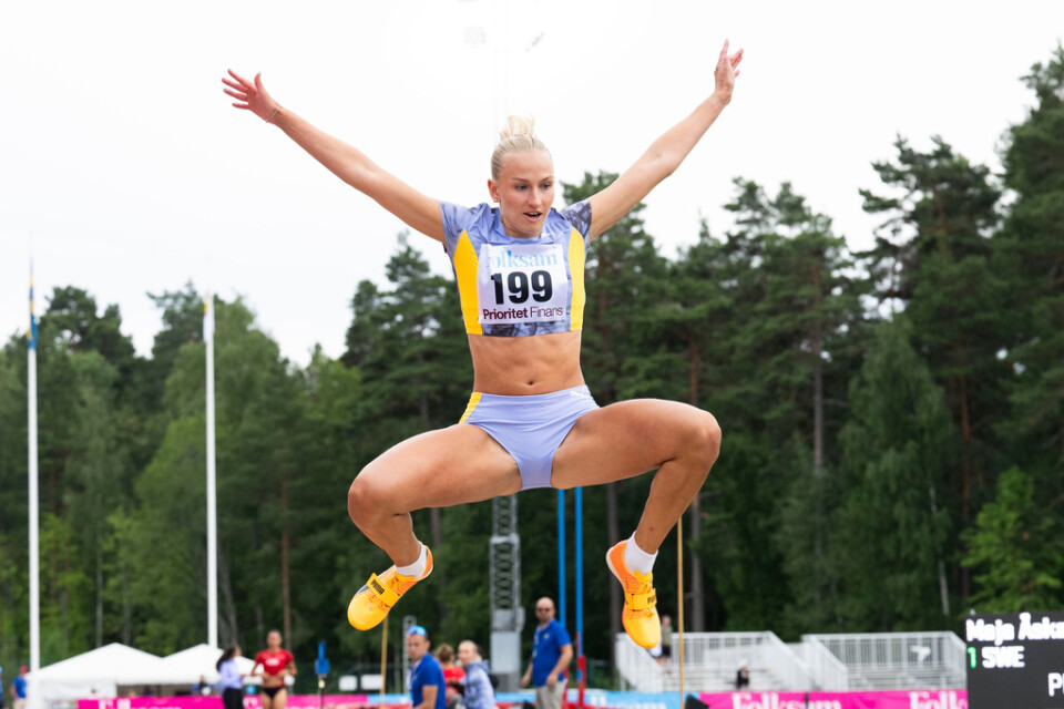 Maja Åskag tog dubbla silver i Finland. Arkivbild.