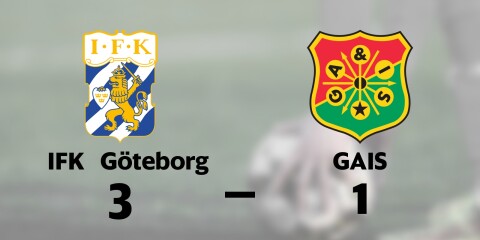 IFK Göteborg vann mot GAIS