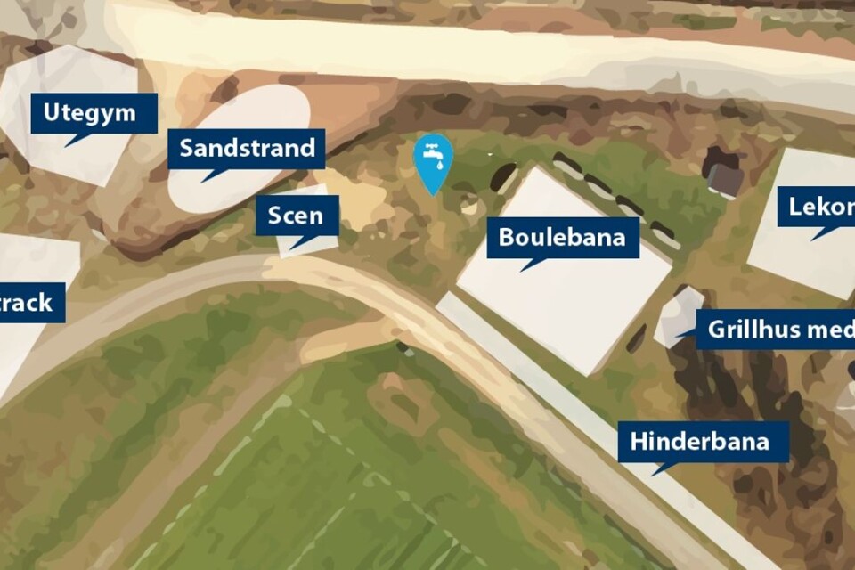 Så här ser Smedby aktivitetspark ut.