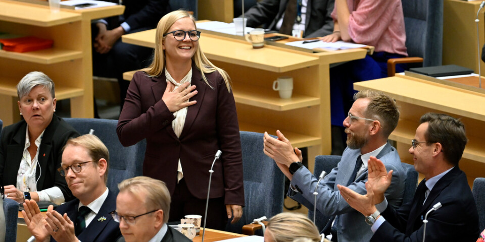 Julia Kronlid (SD) väljs till andre vice talman i riksdagen.