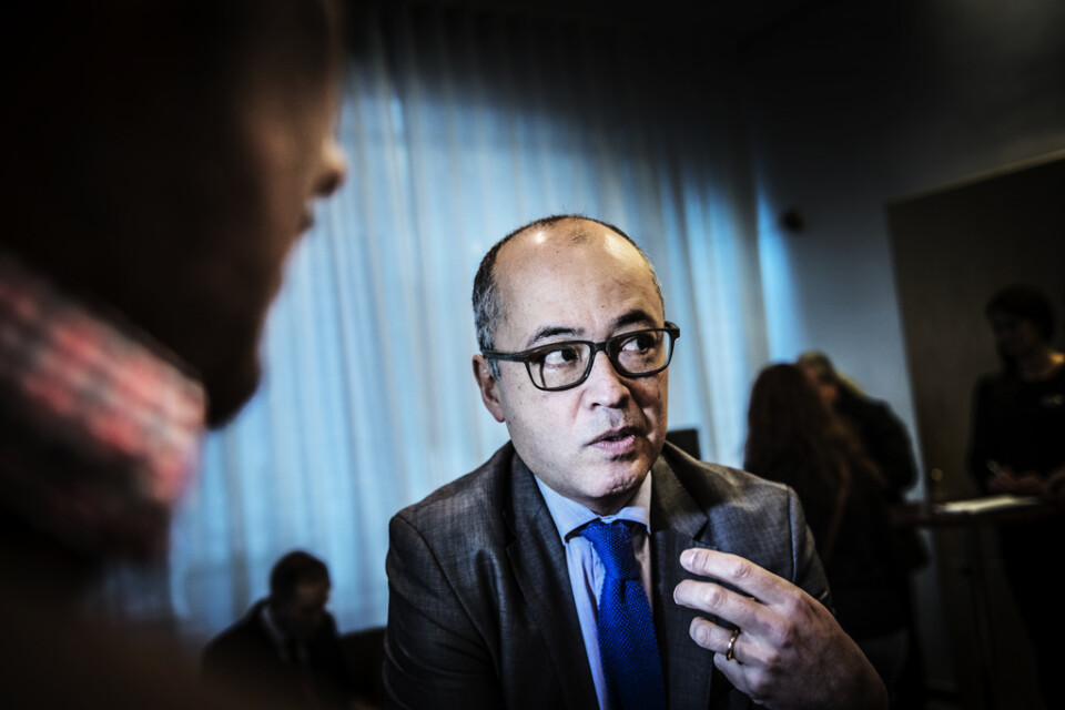 Frédéric Cho, oberoende Kinarådgivare och vice ordförande för Sweden-China Trade Council. Arkivbild.