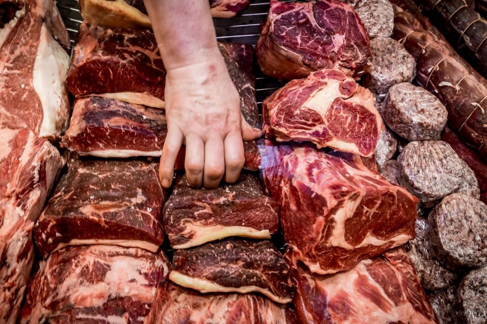 Region Skåne stödköper kött från skånska bönder.
Foto: TT/Arkiv