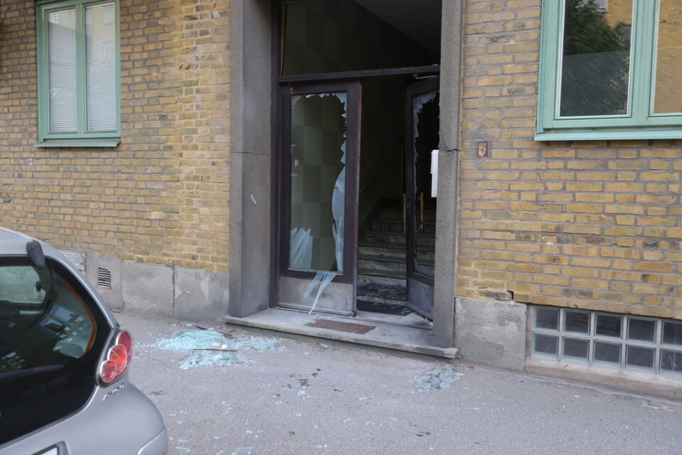 Detonationerna i Göteborg var riktade mot flerfamiljshus.