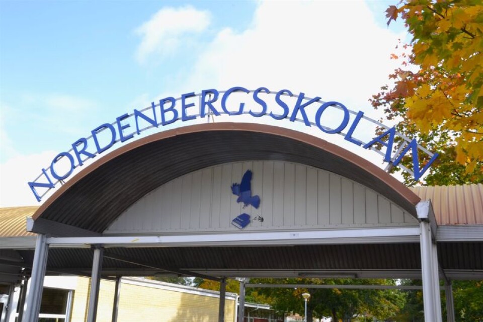 En privatperson skickade ett hotbrev med okänt innehåll till Nordenbergsskolan.
