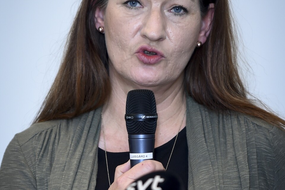 Susanna Gideonsson, LO:s ordförande. Foto: TT