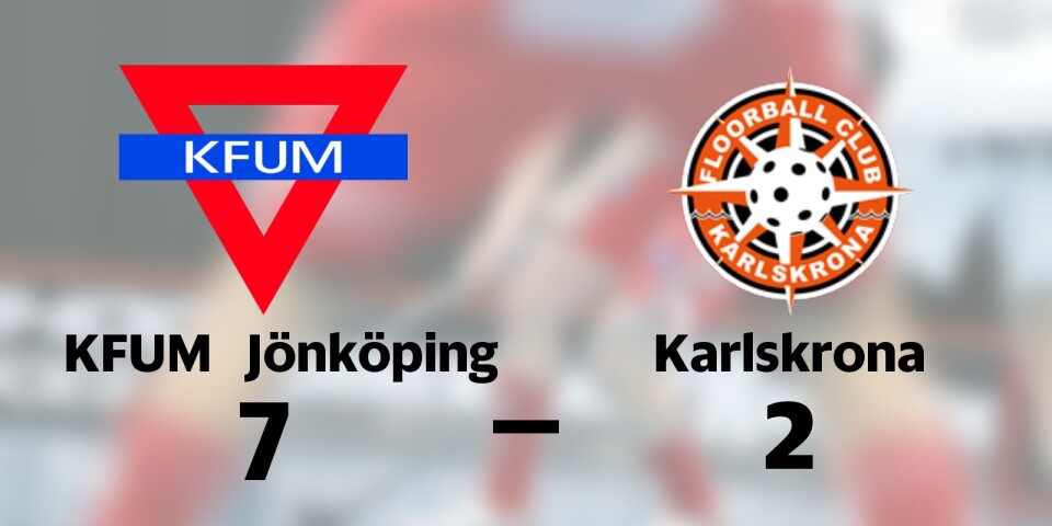 Tung förlust för Karlskrona borta mot KFUM Jönköping