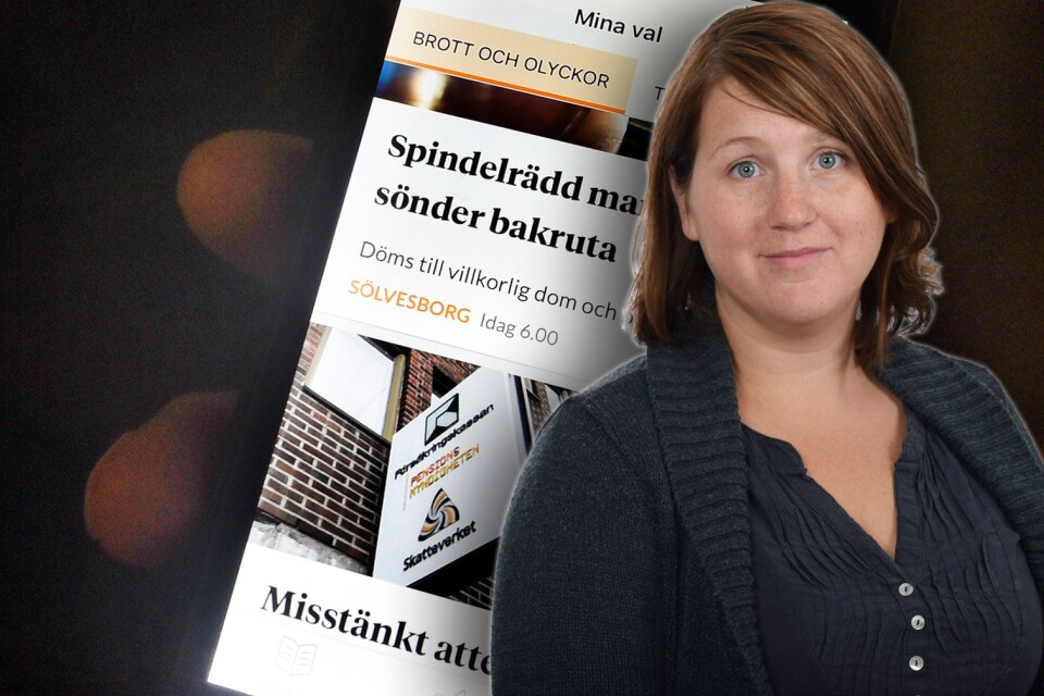 Maria Sällberg, tf. webbchef på Kristianstadsbladet berättar om nya appen – MinKb.