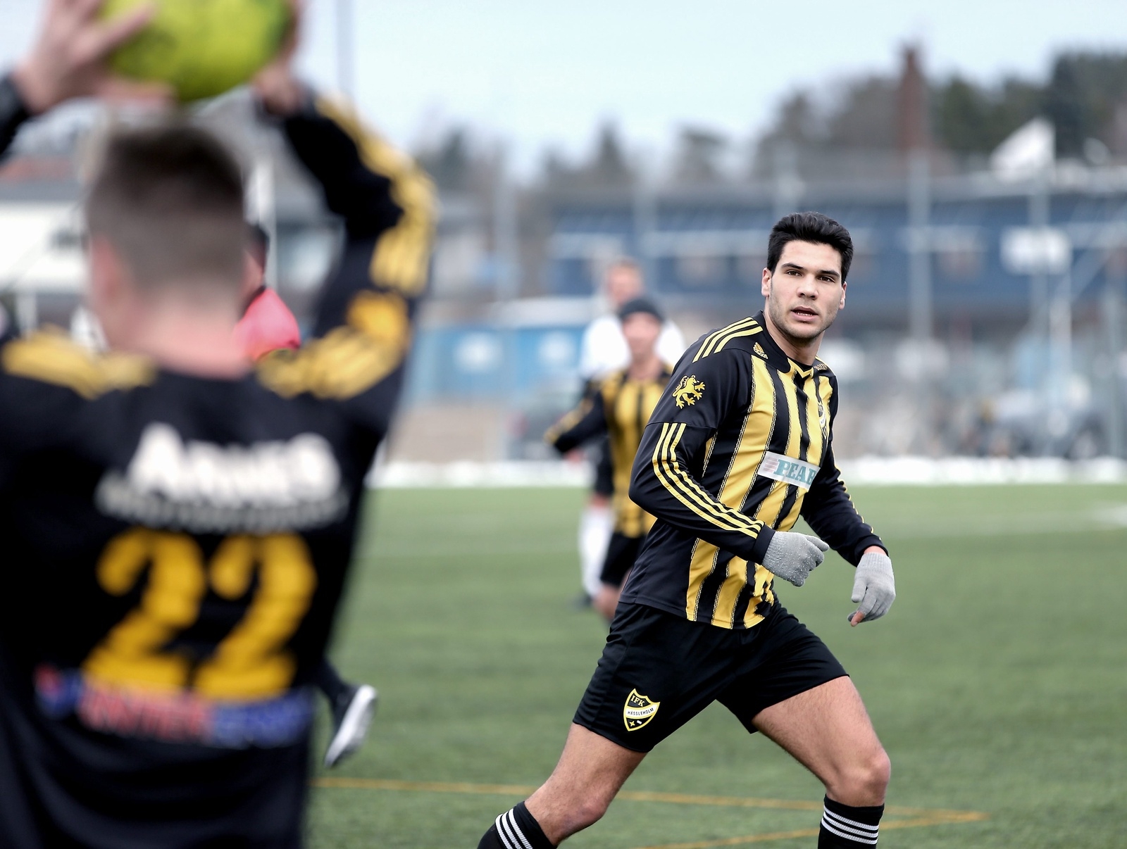 Tommy Filipovic blev ensam målskytt för IFK. Foto: Stefan Sandström.