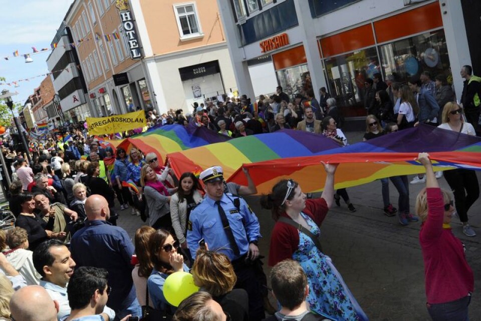 Under 2017 slog Växjö Pride deltagarrekordet för tredje året i rad.