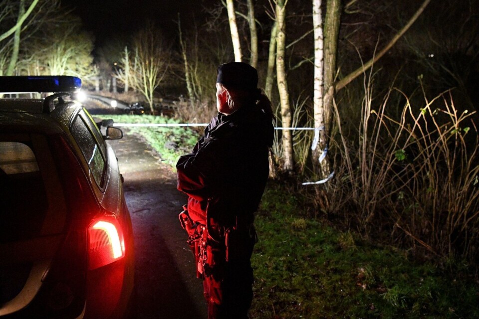 En 29-årig man avrättades med tre skott i ett friluftsområde utanför Halmstad i fjol. Nu har tre Blekingebor friats för mordanklagelserna.