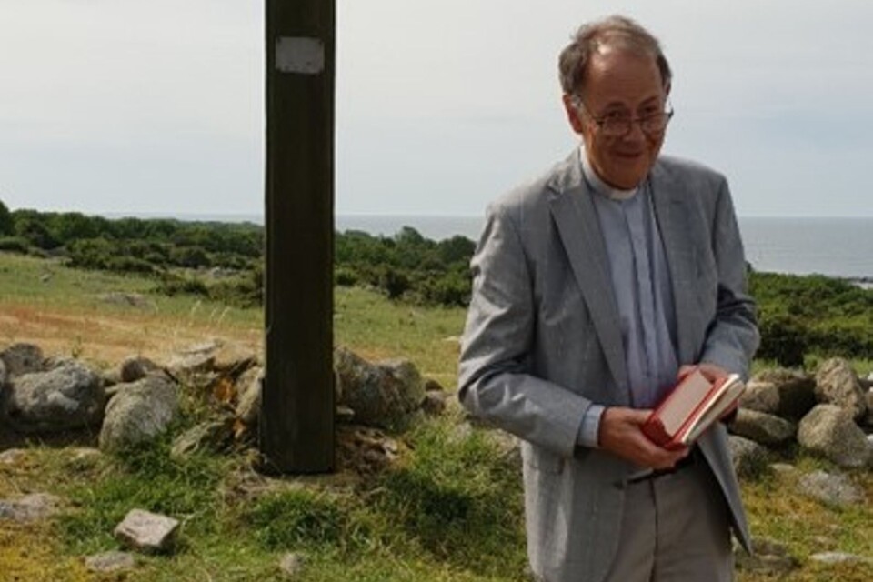 Prästen Anders Cederblad talade om de många fina förbindelser som länge funnits mellan Storbritannien och Sverige.