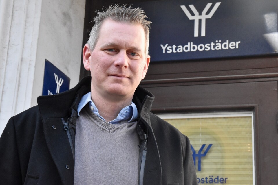 Jimmie Persson, vd för Ystadbostäder.