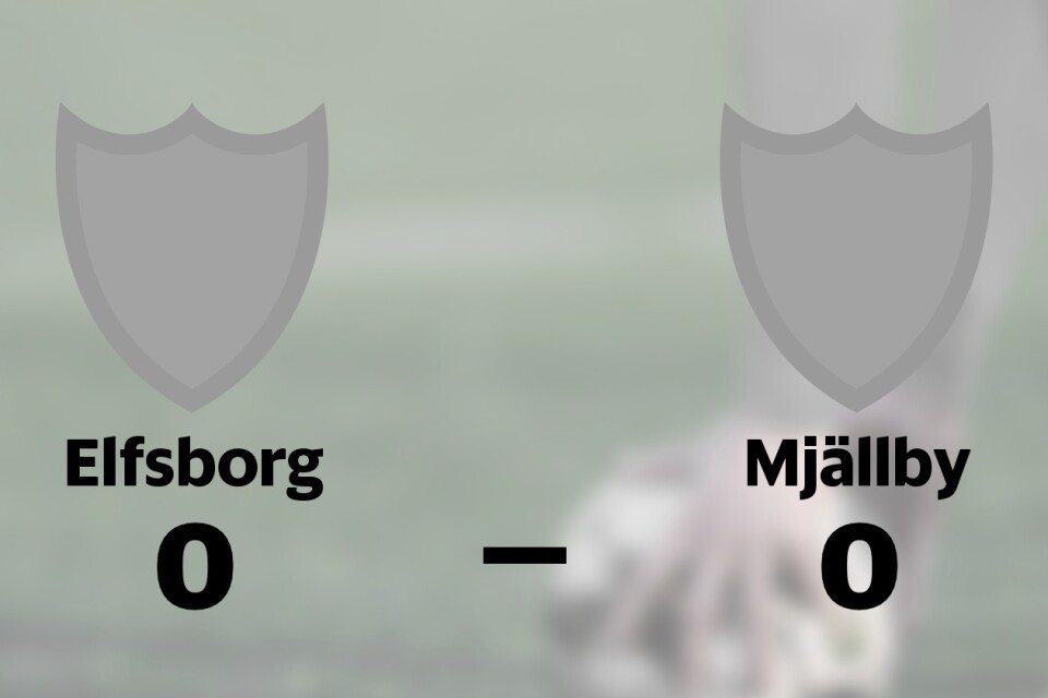Elfsborg och Mjällby kryssade