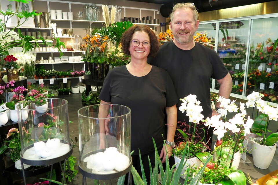 Johanna och Fredrik Ohlsson trivs i sin nya lokal på Västra Torggatan.