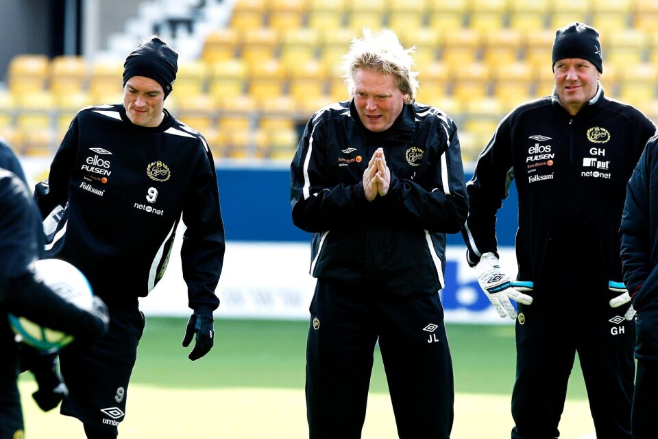 Lasse Nilsson, Jörgen Lennartsson och Gert Hansen under säsongen 2013.
