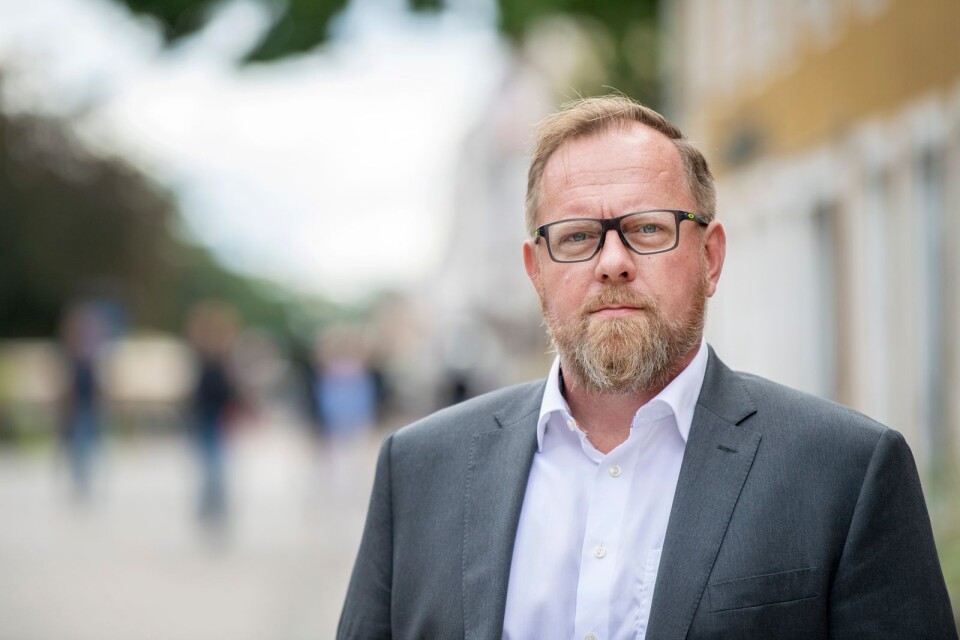 Näringslivschefen Fredrik Lindblad.