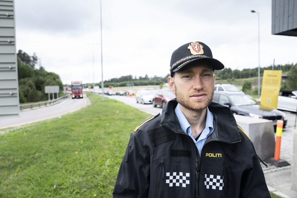 Trycket kommer att öka samtidigt som vi har all normal trafik. Det här kommer på toppen, säger Stian Rasmushaugen, polis vid tullstationen i Svinesund.