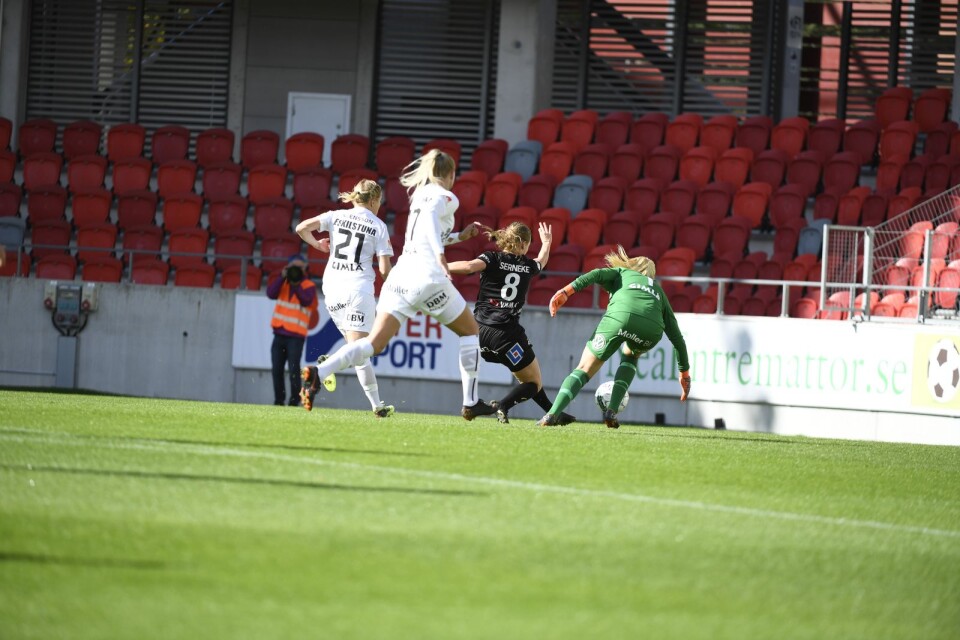 Anna Anvegårds 1-0.