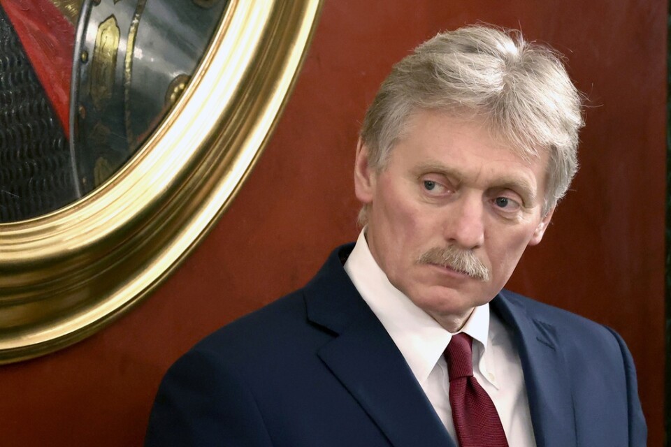 Kremls talesman Dmitrij Peskov påstår att ukrainare utfört en terrorattack i Ryssland.