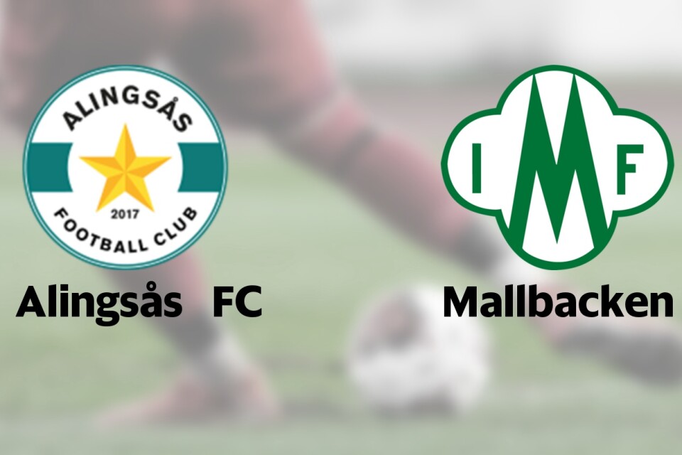 Alingsås FC förlorade hemma mot Mallbacken