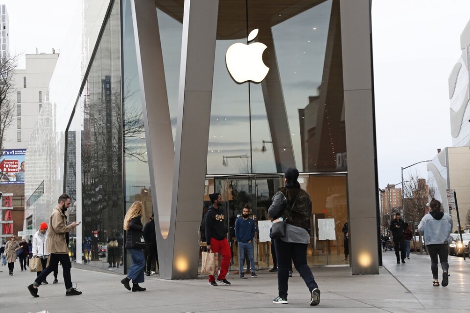 Apple får rekordhöga franska konkurrensböter. Arkivbild