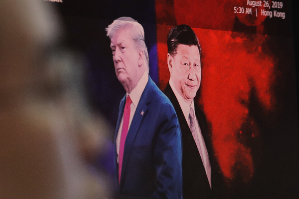 Anklagelser och utspel har haglat mellan USA och Kina sedan utbrottet av det nya coronaviruset. På bilden syns USA:s president Donald Trump och Kinas presidnt Xi Jinping.