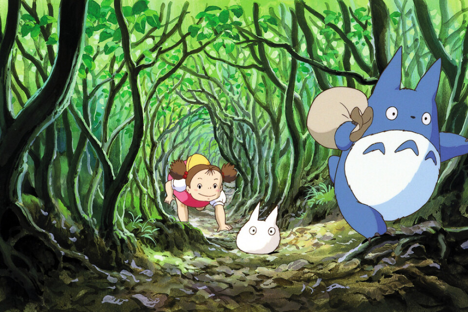 Från filmen "Min granne Totoro". Pressbild.