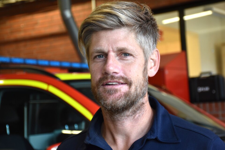 Johan Wendt, operativ chef på räddningstjänsten i Kristianstad.