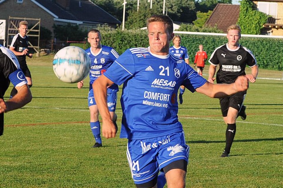 Robin Mellborg gjorde tre mål mot Persnäs.