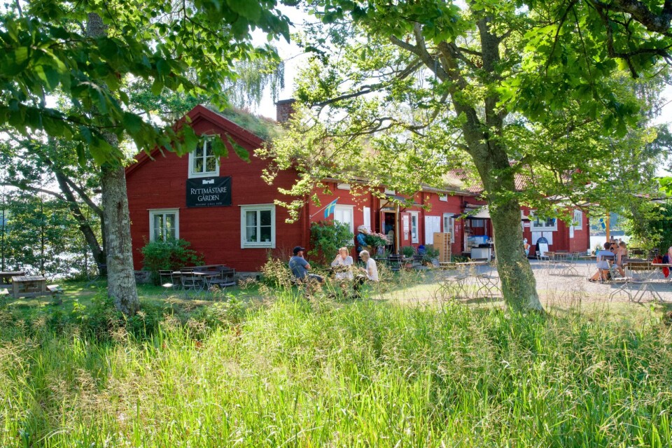 Ryttmästaregården vid Kronobergs slottsruin i Växjö.