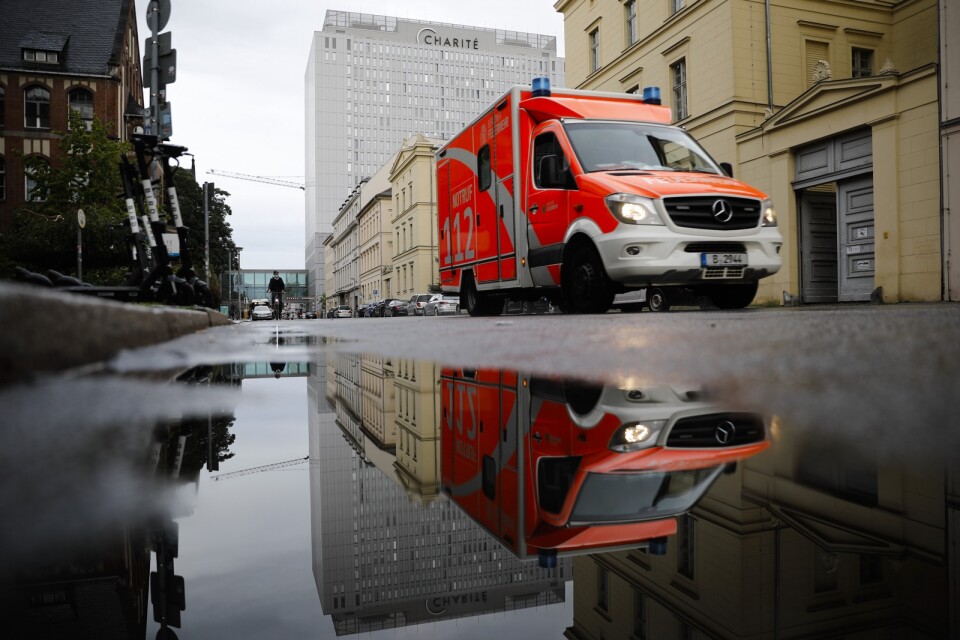 Sjukhuset i Berlin där Aleksej Navalnyj vårdas. Arkivbild.