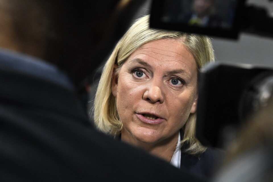 Finansminister Magdalena Andersson (S) jagar skattesmitare. Arkivbild.