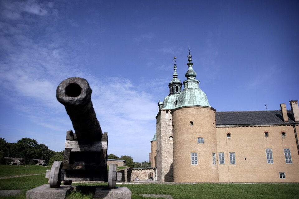 Kanon på Kalmar slott.