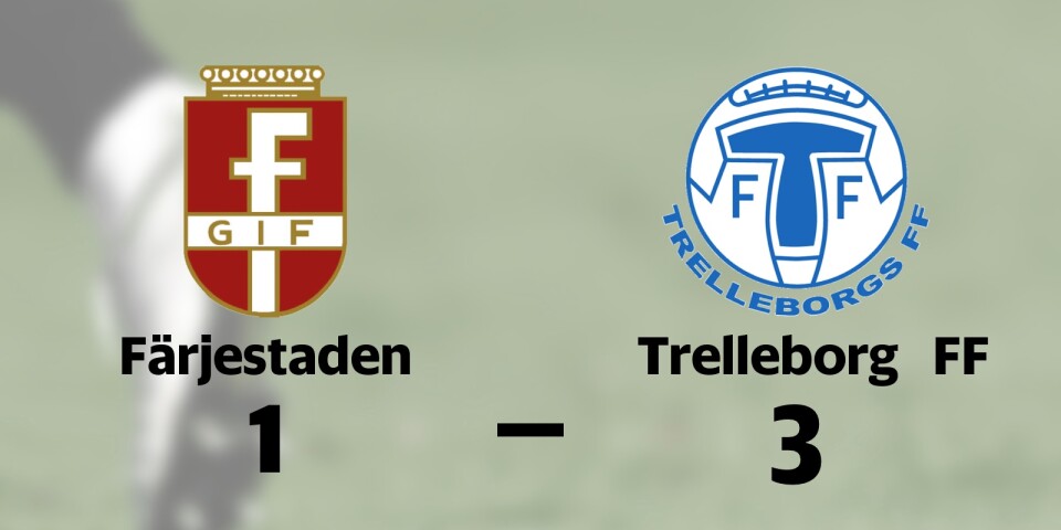 Fortsatt tungt för Färjestaden efter förlust mot Trelleborg FF