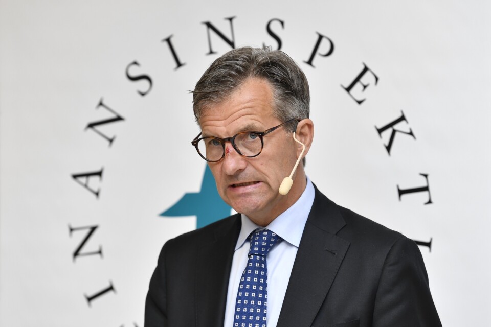 Erik Thedéen, generaldirektör för Finansinspektionen (FI). Arkivbild.
