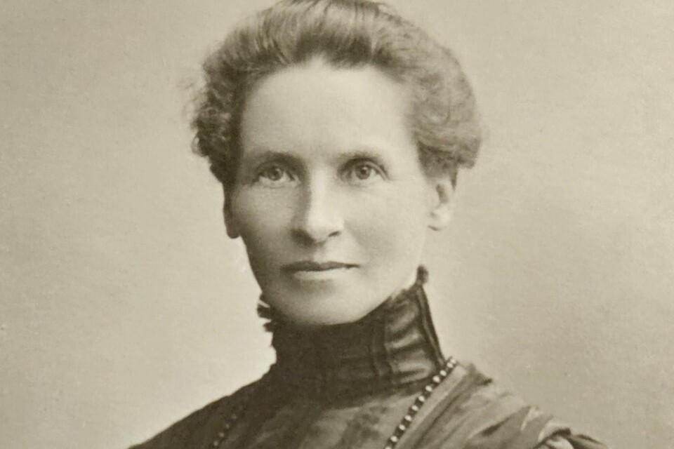 Lydia Lindström blev 1887 Algutsrums första lärarinna.
