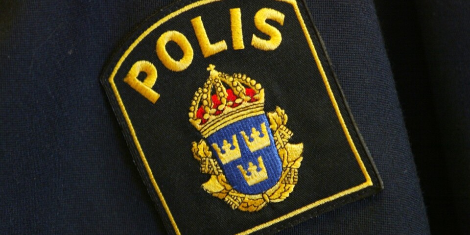 STOCKHOLM 040310 Polismärke. Foto Henrik Montgomery Kod 1066 COPYRIGHT SCANPIX SWEDEN