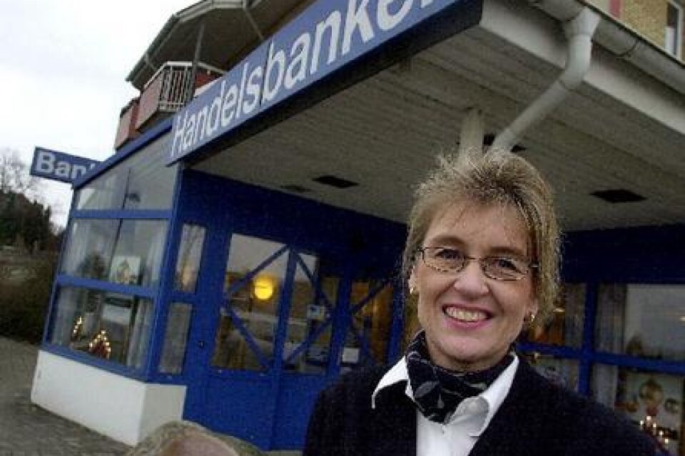 Ingela Ström är ny kontorschef på Handelsbanken i Knislinge.BILD: BOSSE NILSSON