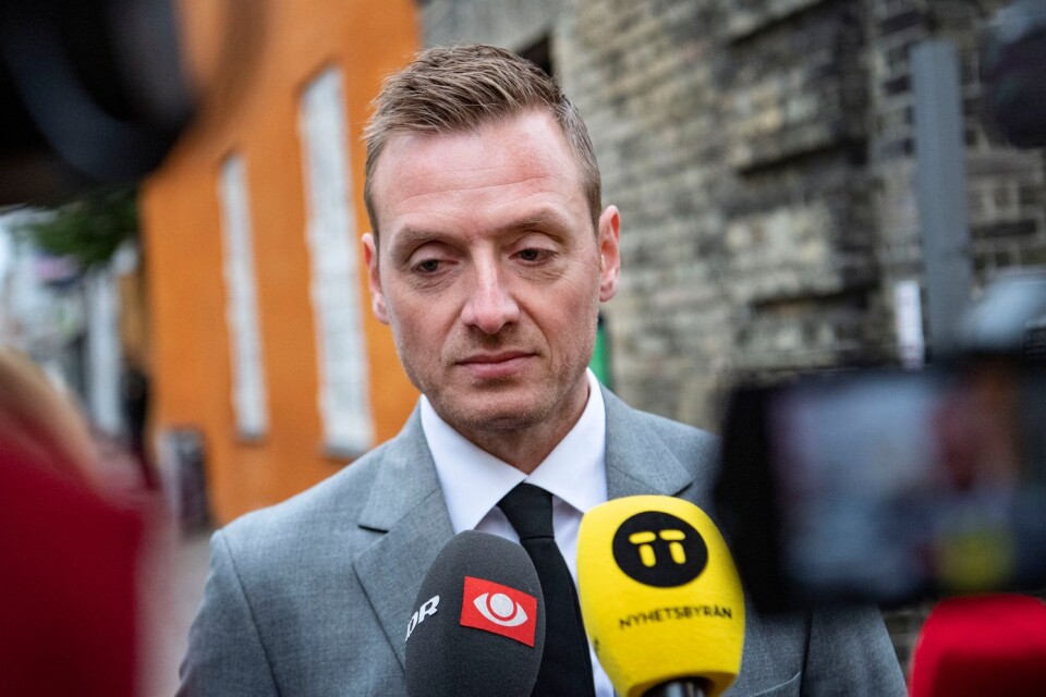 Åklagaren Kristian Kirk Petersen anländer till den danska hovrätten Østre landsret i Köpenhamn. I dag väntas morddömde Peter Madsen få sin dom om påföljden.
