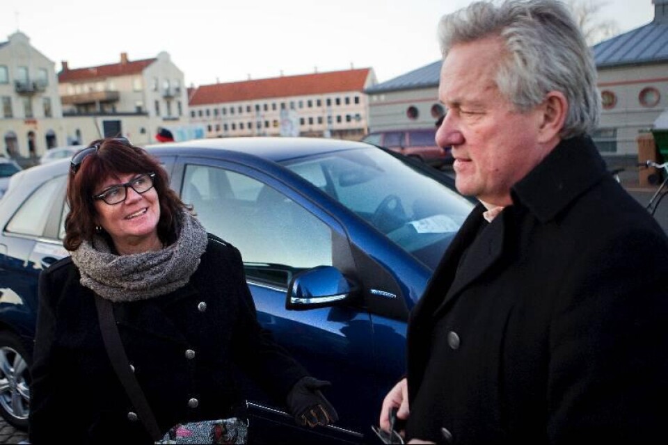 Tina och Reidar Kinderås var nöjda med provturen och kan absolut tänka sig att köpa en biogasbild i framtiden.