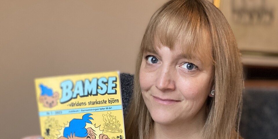 Charlotta från Ängö styr upp Bamsetidningen: ”Har 600 tidningar hemma”