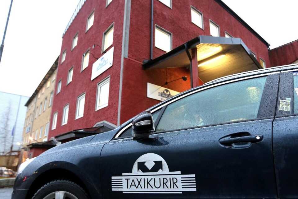 Taxi kurir i Borås, som ägs av Fågelviksgruppen.