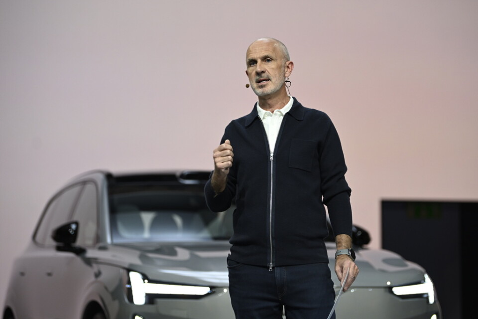 Volvo Cars vd Jim Rowan presenterade nya modellen EX90, och aktien tappade 2,0 procent.