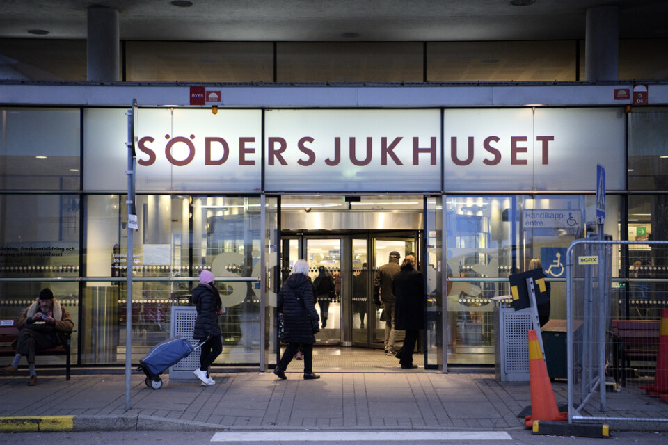Södersjukhuset i Stockholm går in i stabsläge. Arkivbild.